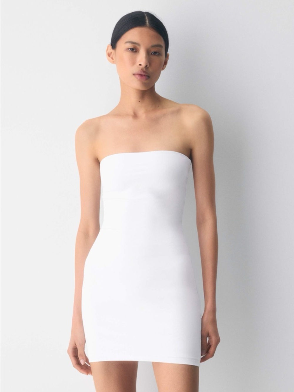 Aritzia Original Contour Enrapture Mini Tube Dress in White Size XL New